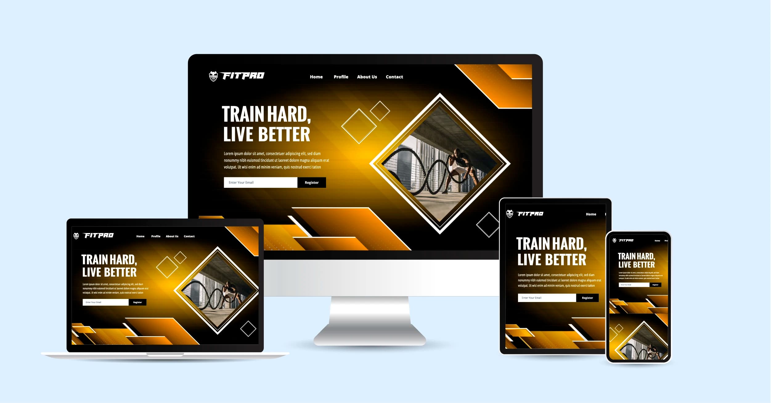 موقع FitPro الرياضي