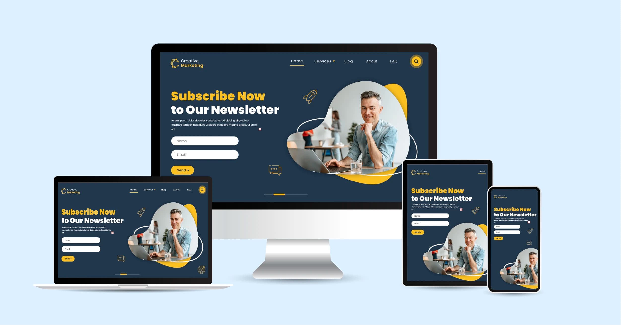 موقع Creative Marketing