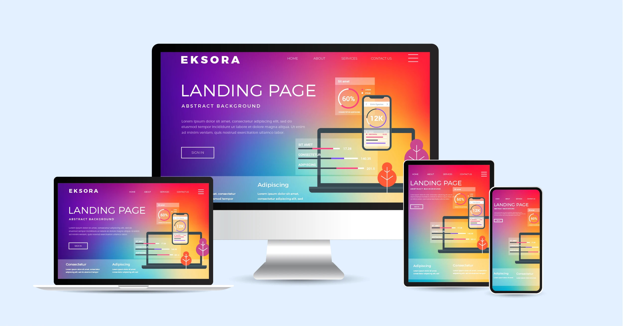 صفحة هبوط - Eksora