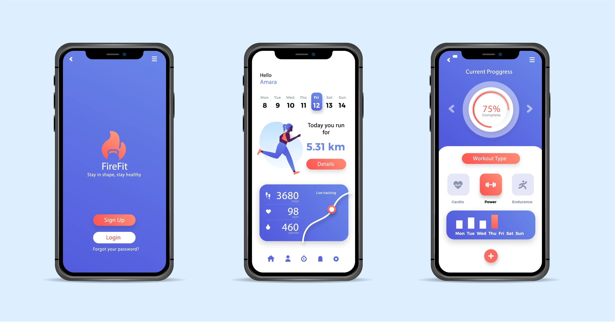 FitPro - تطبيق شامل للياقة وتتبع الأداء