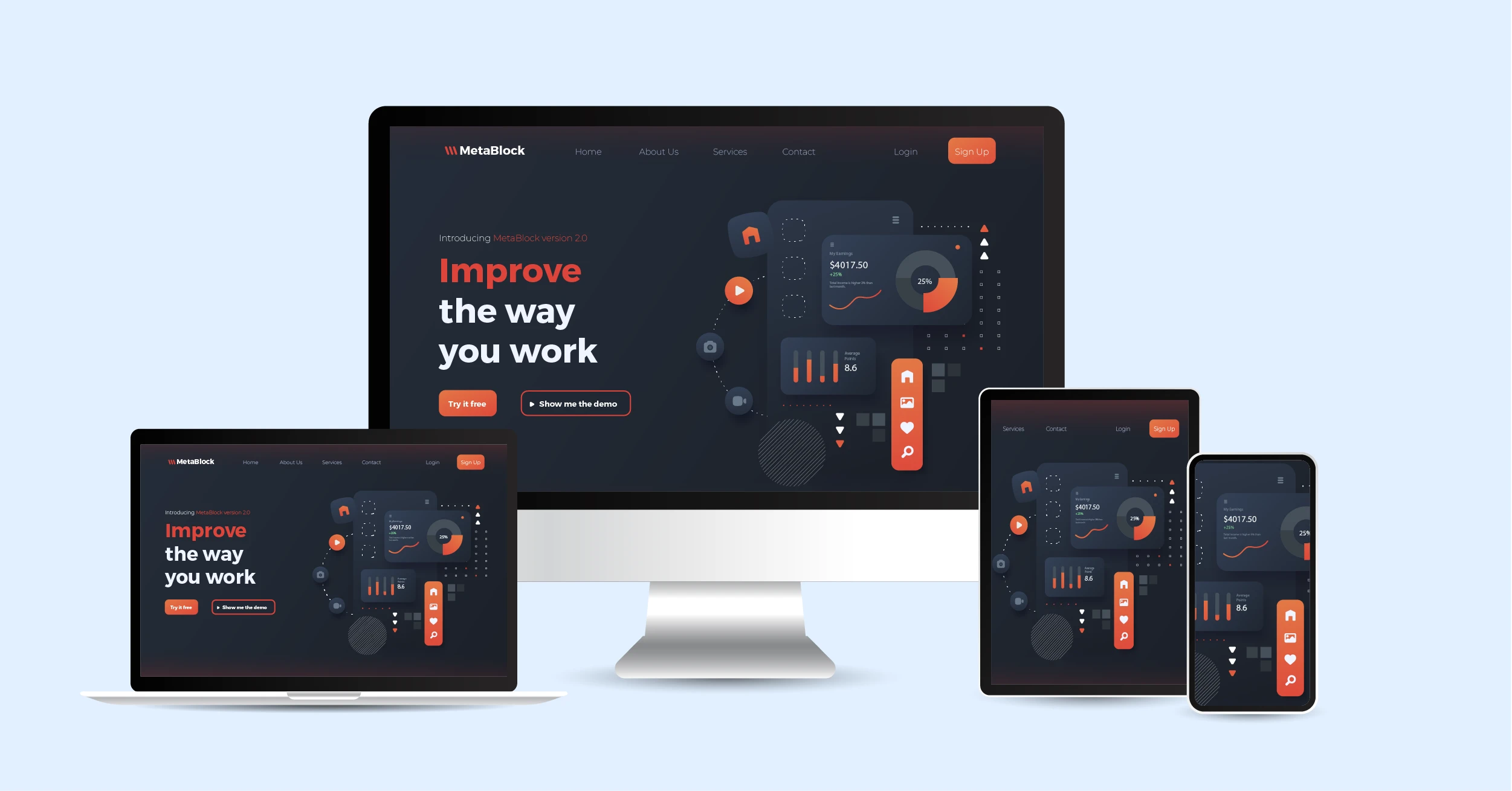 لوحة تحكم Metablock